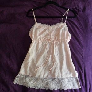 Express Silk Babydoll Top